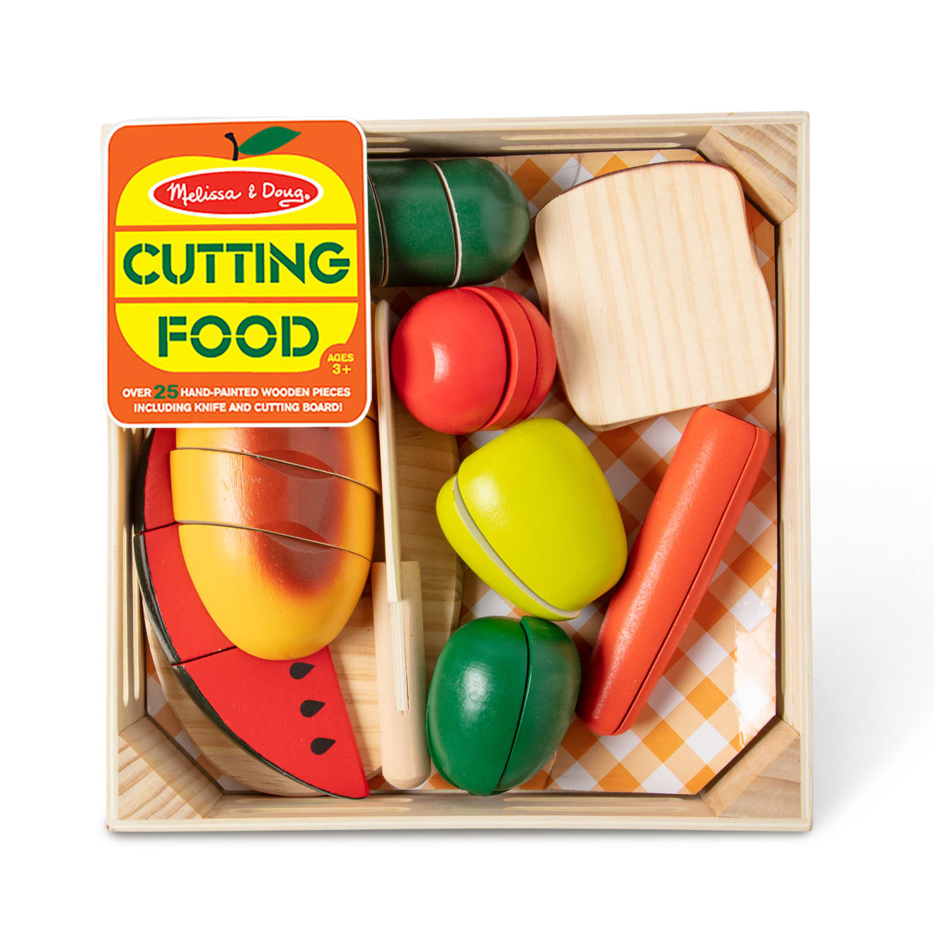 Melissa & Doug Cutting Food - Wooden Play Food - Image 3