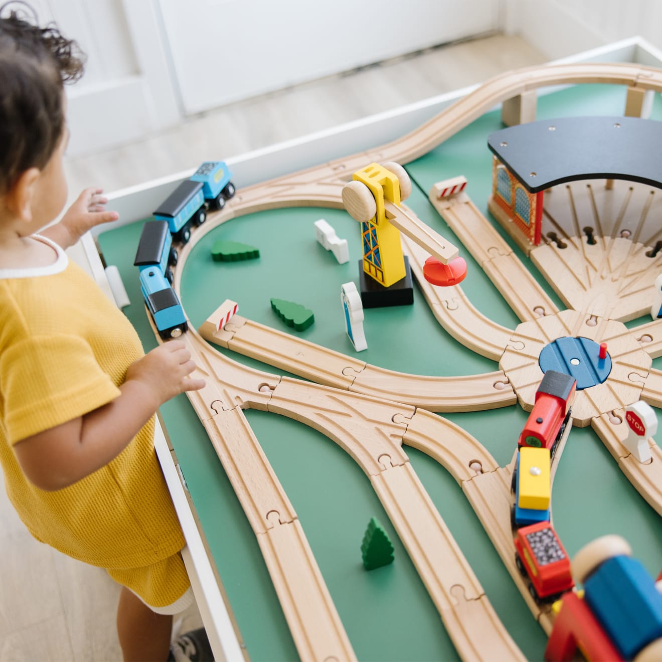 Melissa & Doug Multi-Activity Train Table - Image 2