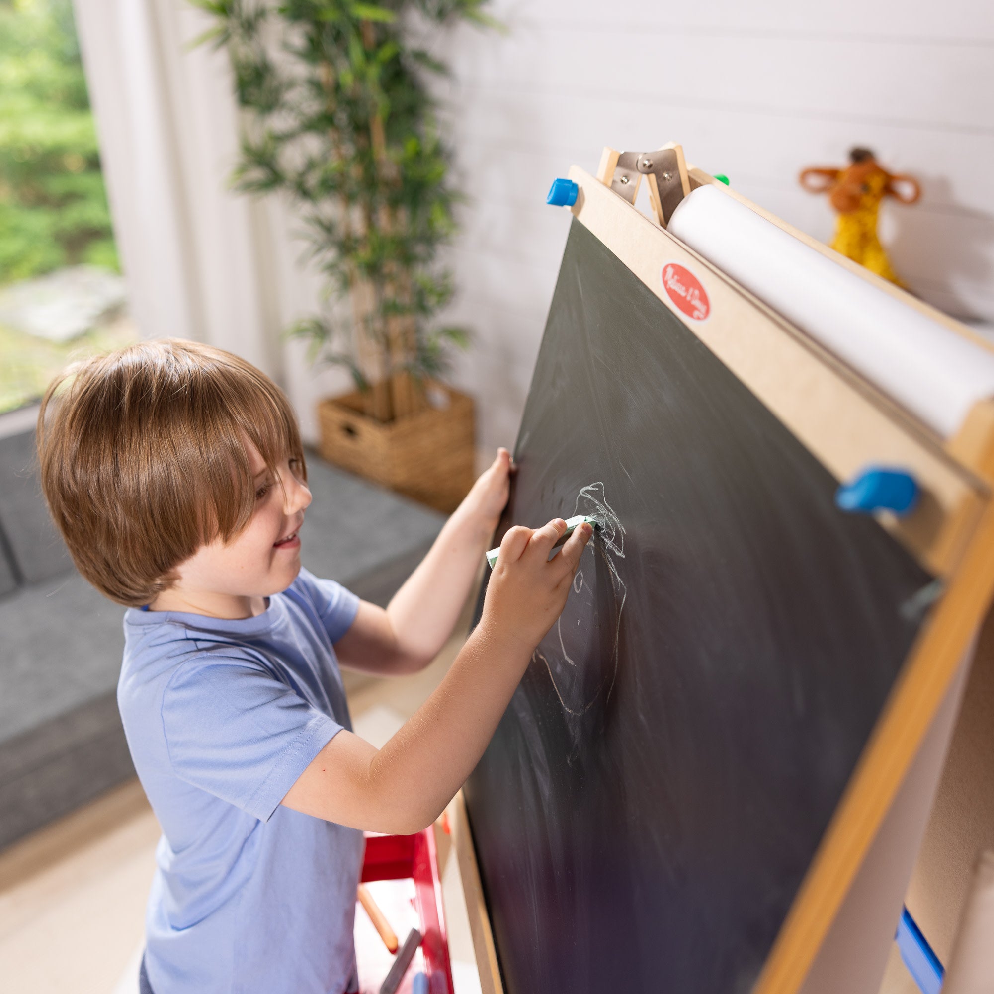 Melissa & Doug Deluxe Wooden Standing Art Easel - Image 2