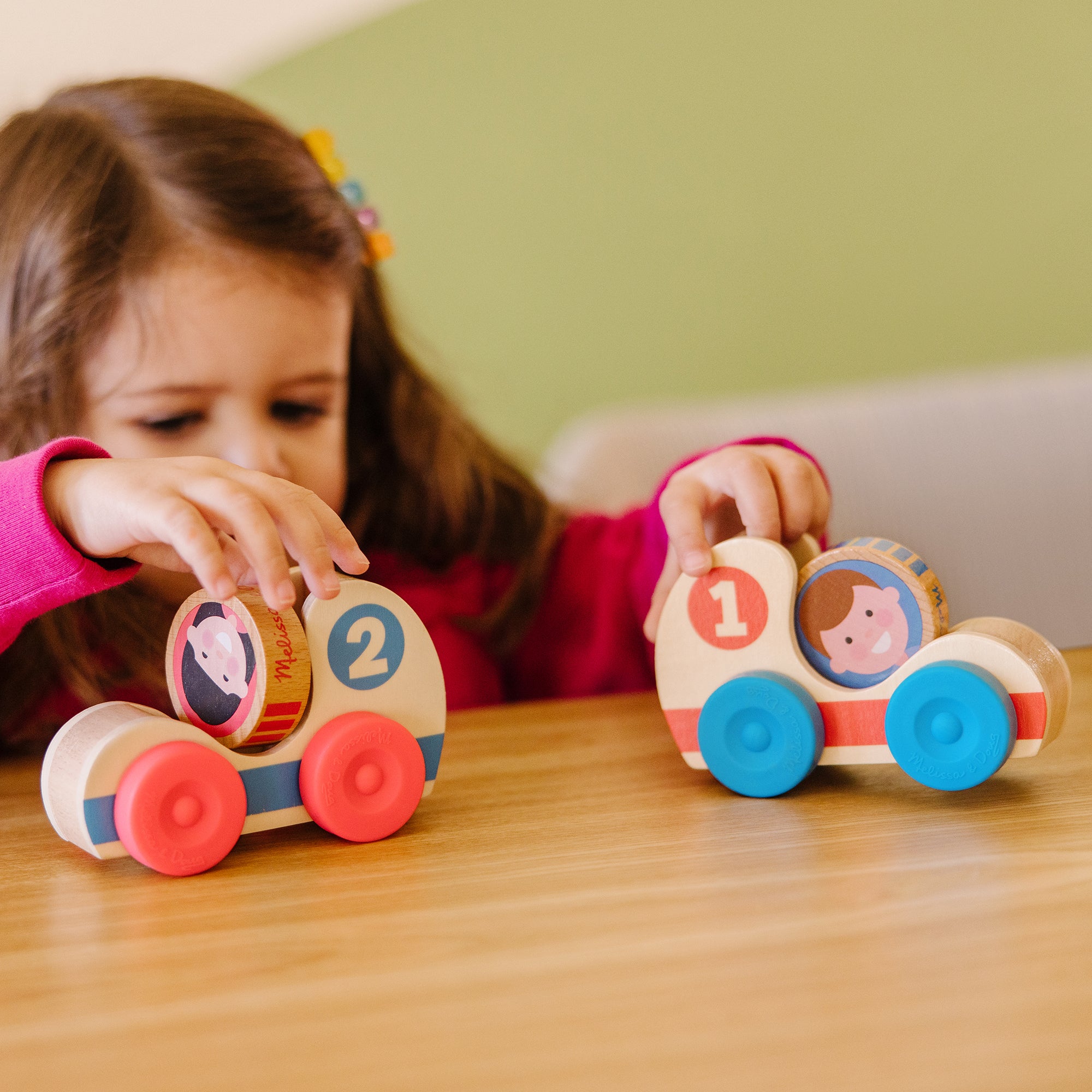 Melissa & Doug GO Tots Wooden Race Cars - Image 7